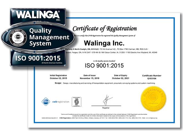 Certificate of ISO 9001 : 2015 Registration