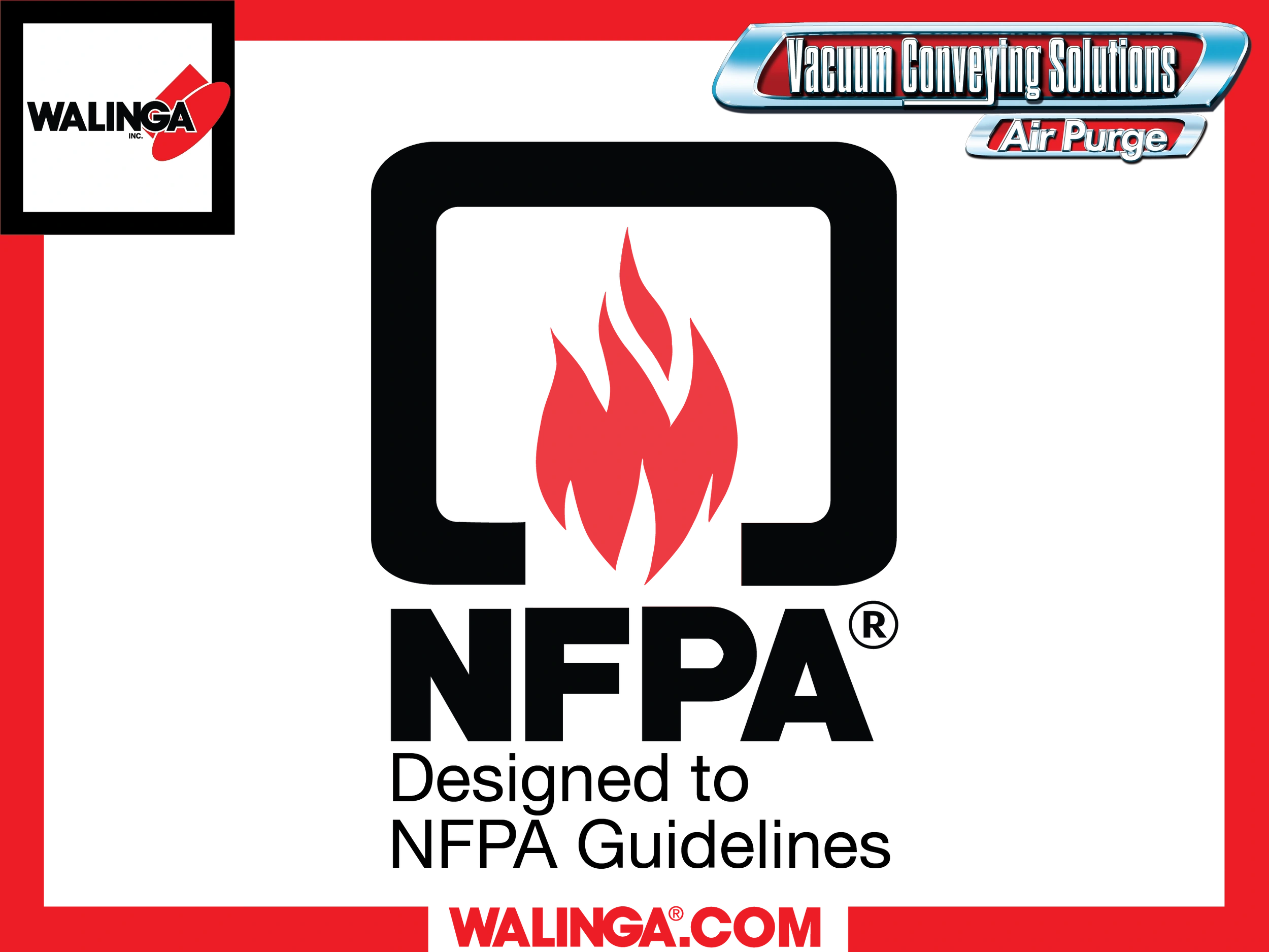 Designed to national fire safety guidelines
